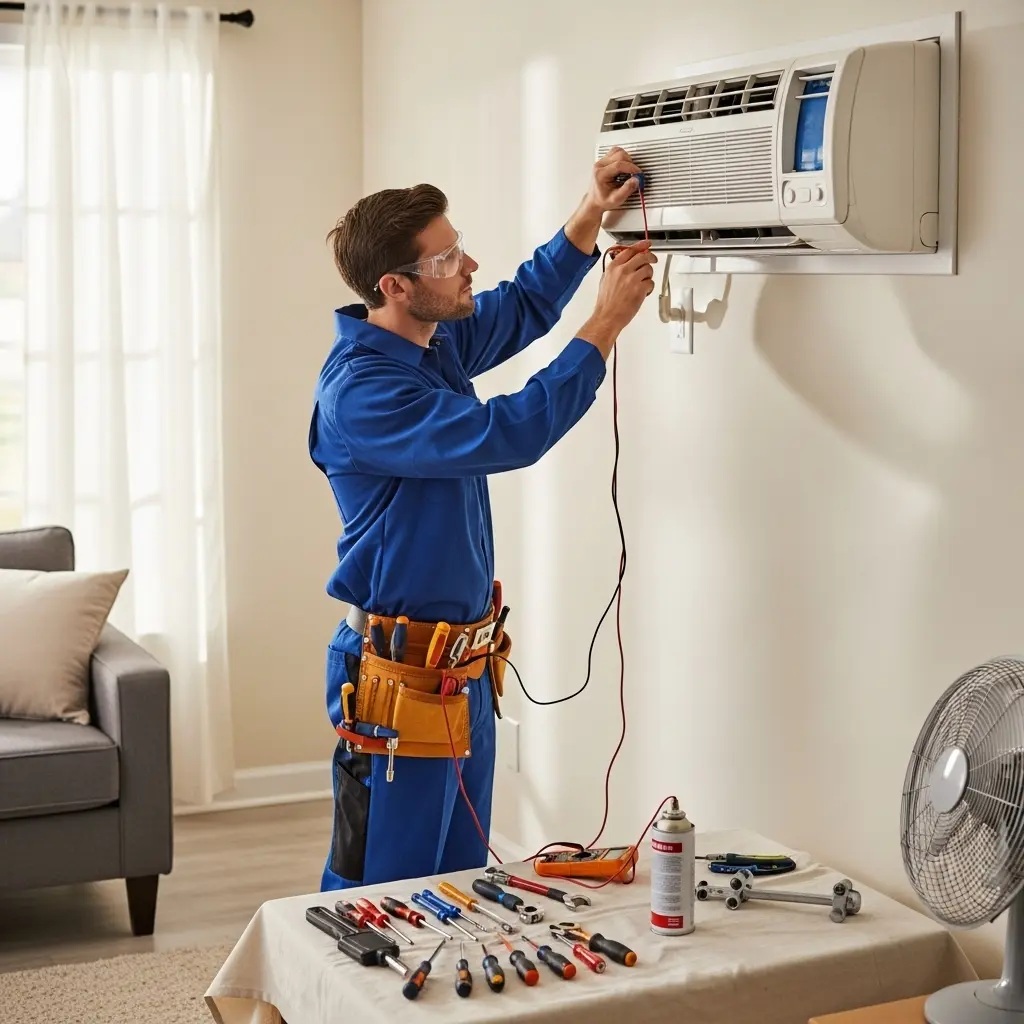 Yunusemre Sunny Sunny klima gaz dolumu ve bakım – Enerji verimliliği artırıldı. - Teknik servis örneği